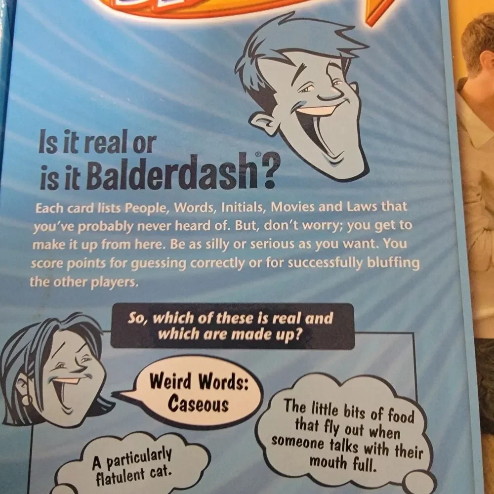 Balderdash Board Game Hilarious Bluffing Game 2009 Mattel Complete